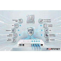 FortiGate 40F - urządzenie + licencja UTP na 1 rok FortiGate 40F - urządzenie + licencja UTP na 1 rok