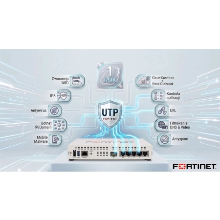 FortiGate 50G - urządzenie + licencja UTP na 1 rok
